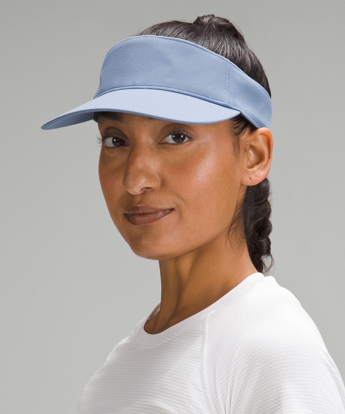 Blue Lululemon Removable Sweatband All-Sport Visor Women Hats | NZ_LuLu87129