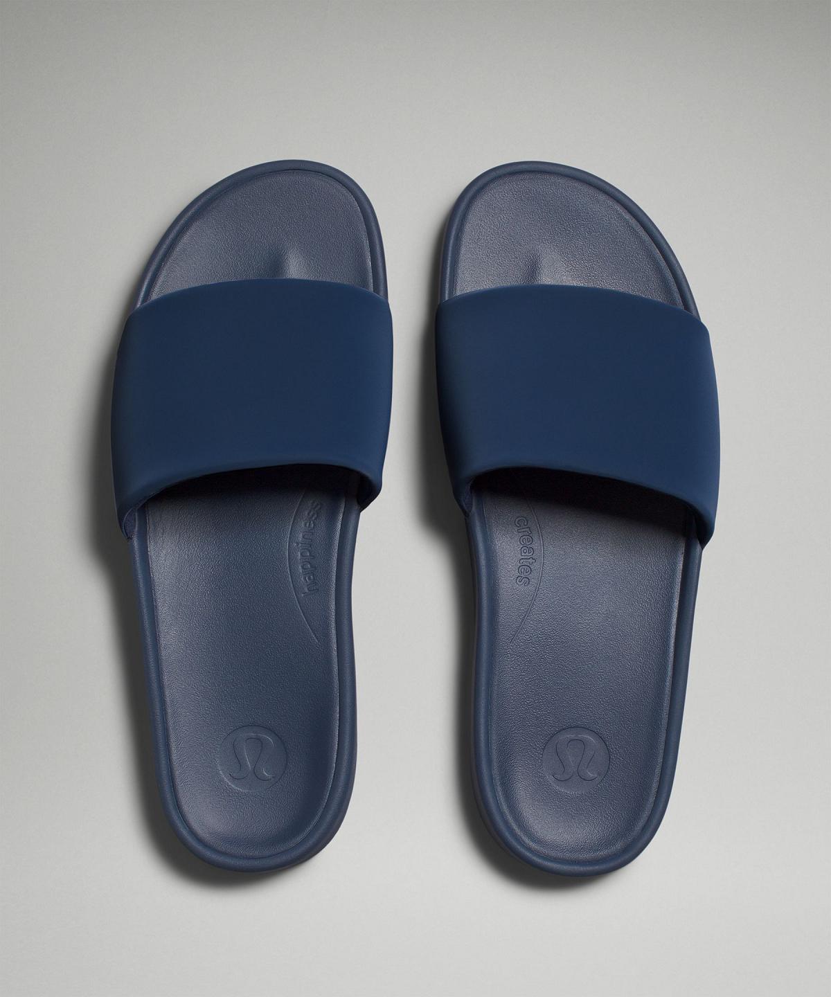 Blue Lululemon Restfeel Slide Men Shoes | NZ_LuLu73807