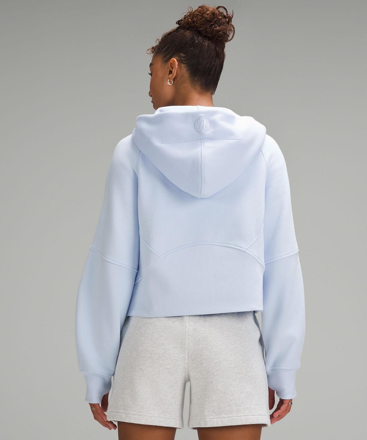 Blue Lululemon Scuba Oversized Full-Zip Women Hoodies & Sweatshirts | NZ_LuLu88309