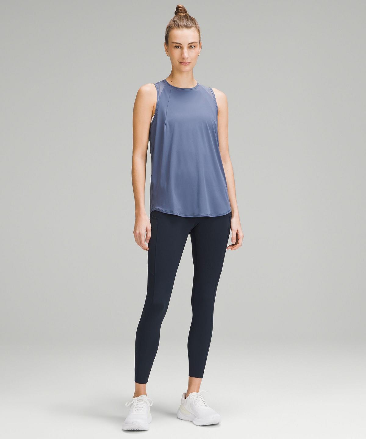 Blue Lululemon Sculpt Women Shirts | NZ_LuLu82086