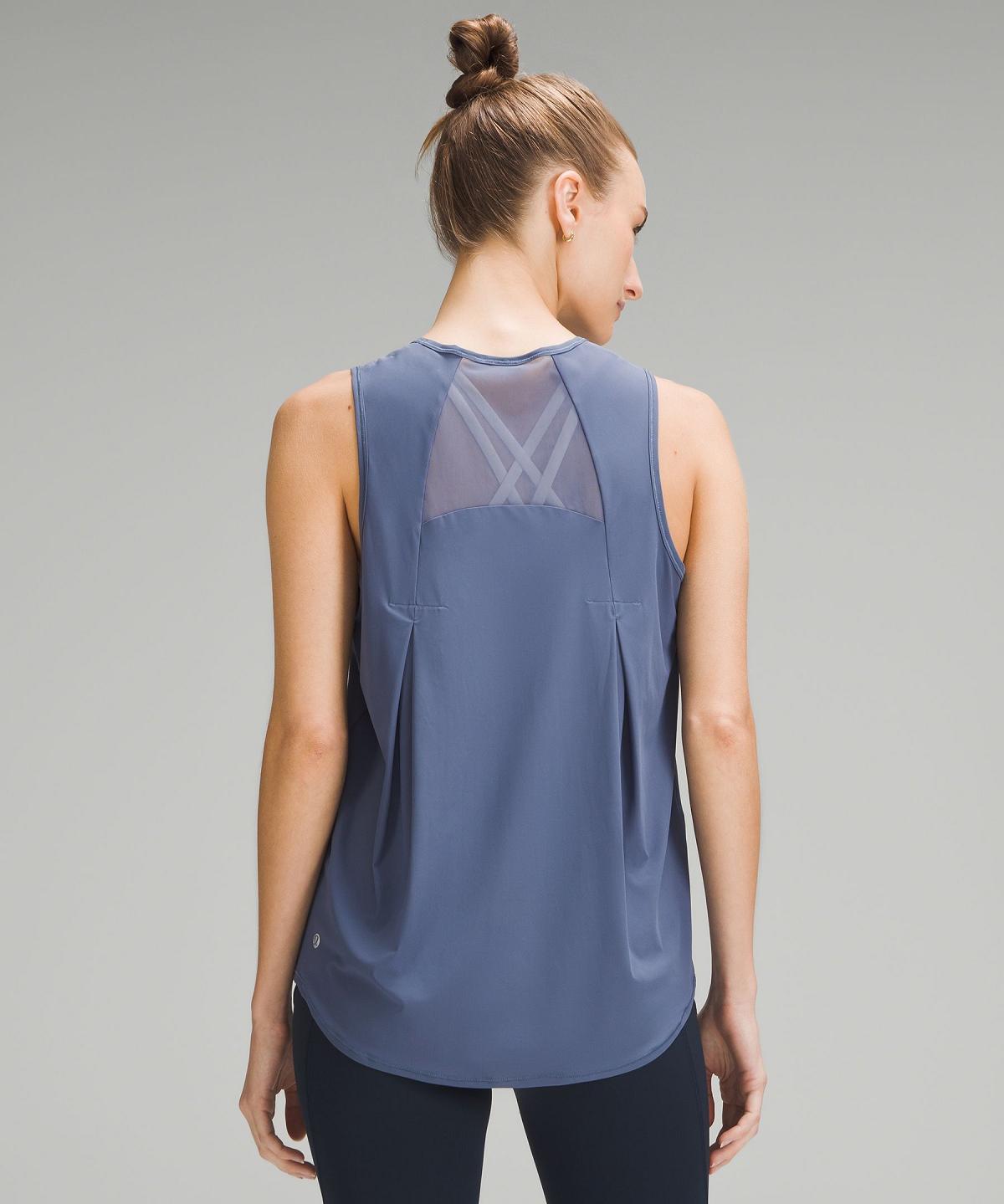 Blue Lululemon Sculpt Women Shirts | NZ_LuLu82086