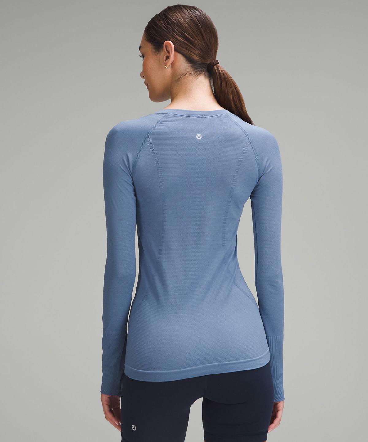 Blue Lululemon Swiftly Tech 2.0 Women Long Sleeve Shirts | NZ_LuLu59169