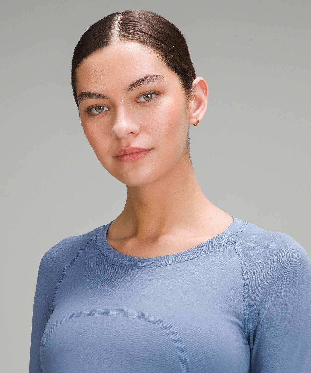 Blue Lululemon Swiftly Tech 2.0 Women Long Sleeve Shirts | NZ_LuLu59169