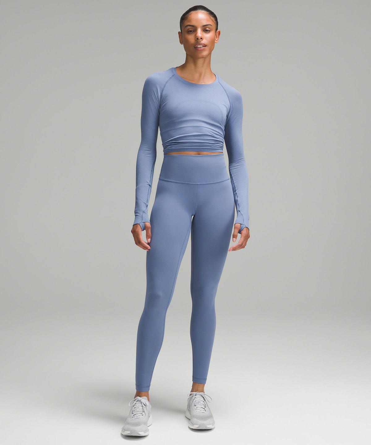 Blue Lululemon Swiftly Tech Long-Sleeve 2.0 Women T Shirts | NZ_LuLu87360