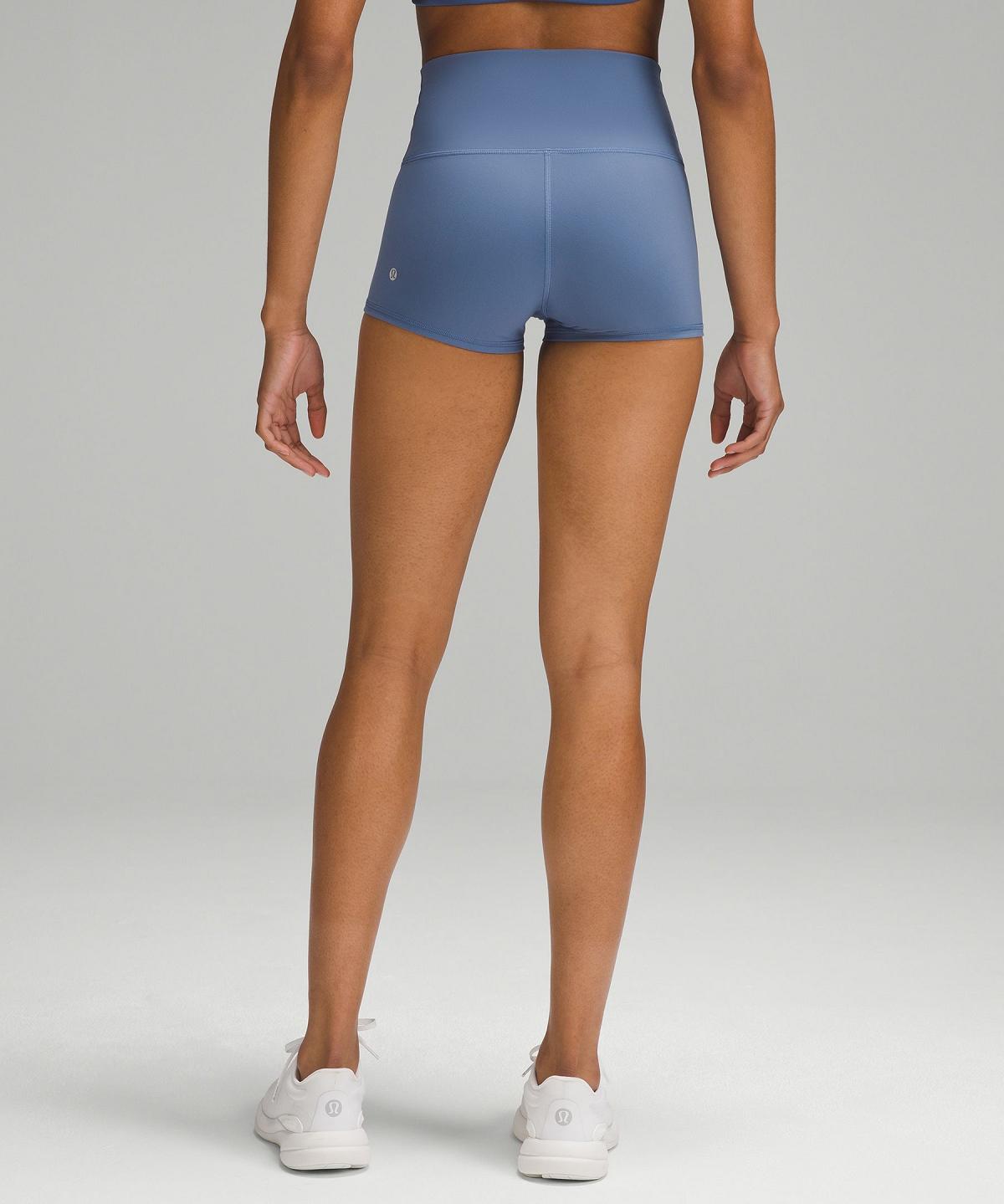 Blue Lululemon Wunder Train High-Rise 2" Women Shorts | NZ_LuLu84344