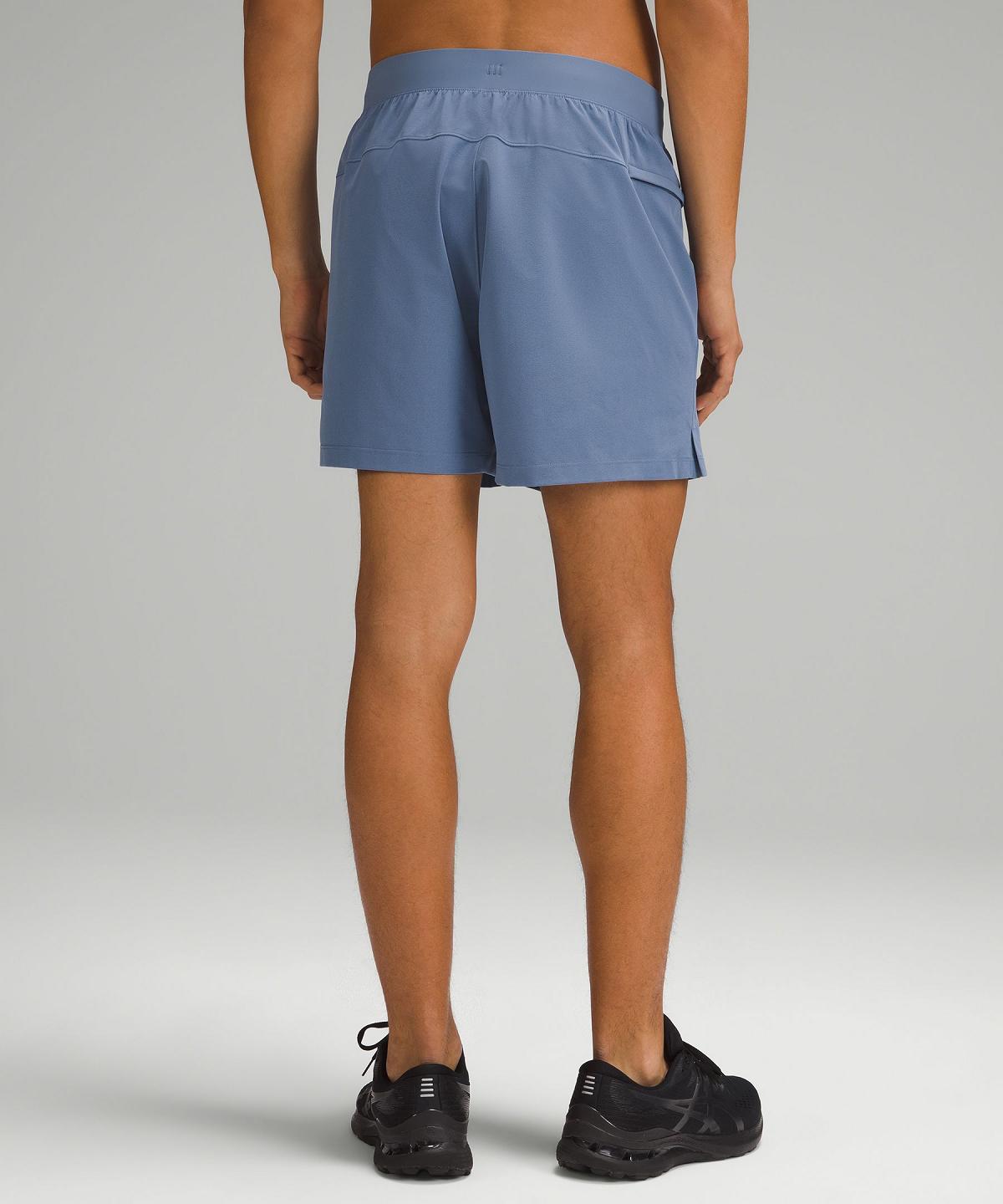 Blue Lululemon Zeroed In Linerless 5" Men Shorts | NZ_LuLu65340