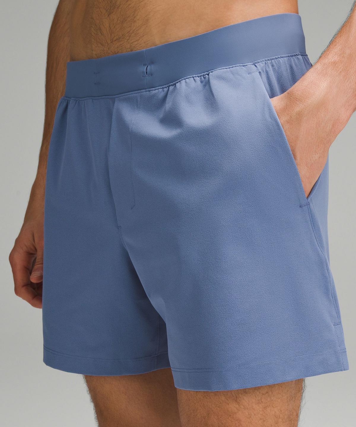 Blue Lululemon Zeroed In Linerless 5" Men Shorts | NZ_LuLu65340