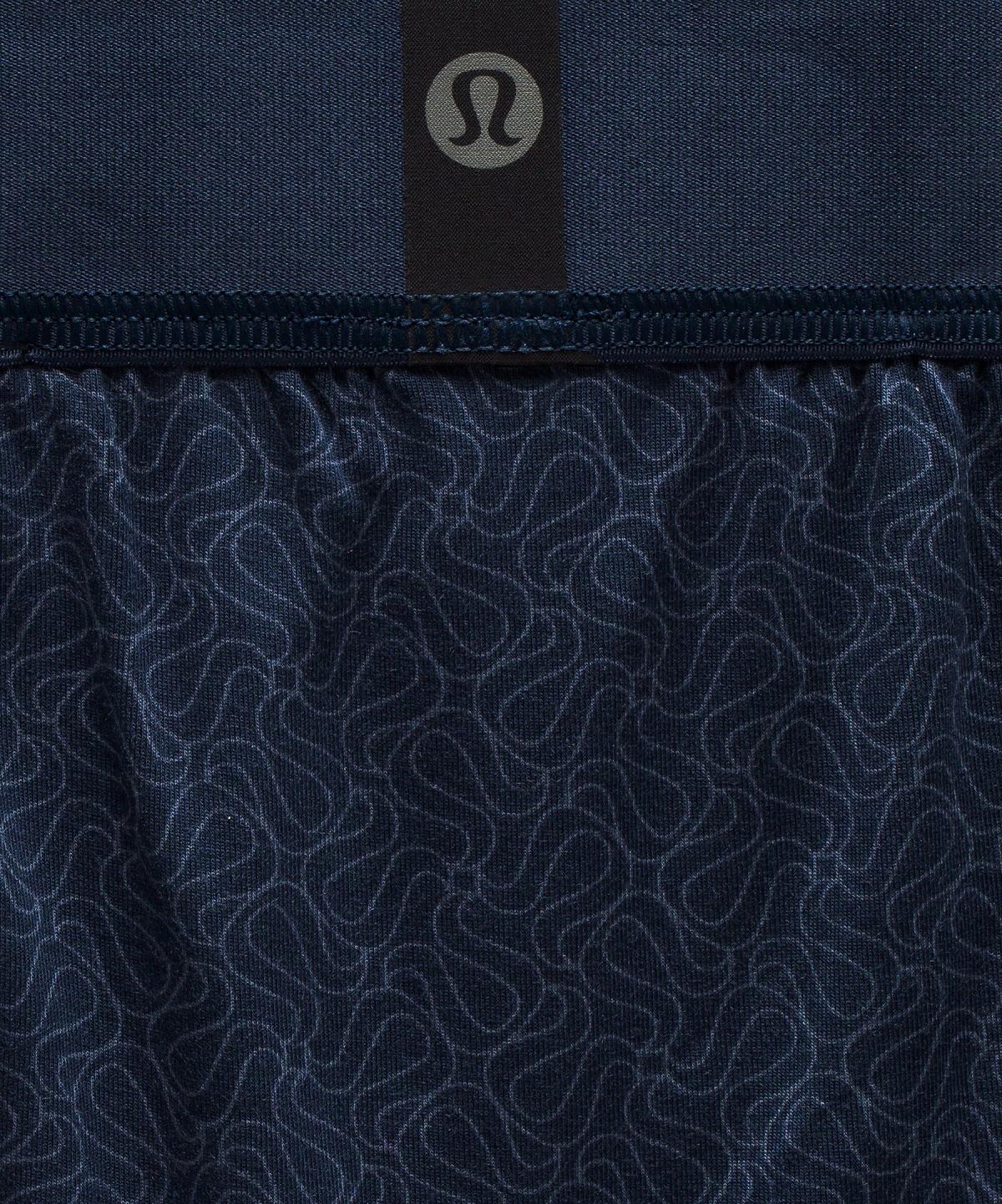 Blue Navy Lululemon Always In Motion Boxer 5" Men Underwear | NZ_LuLu40915