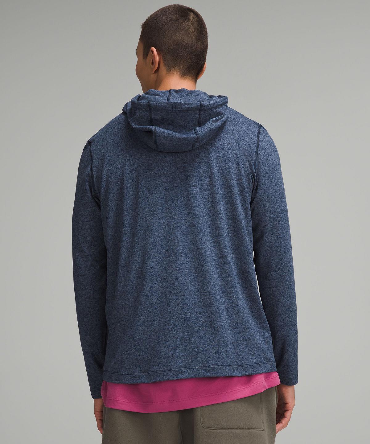 Blue / Navy Lululemon Soft Jersey Men Hoodies & Sweatshirts | NZ_LuLu29819