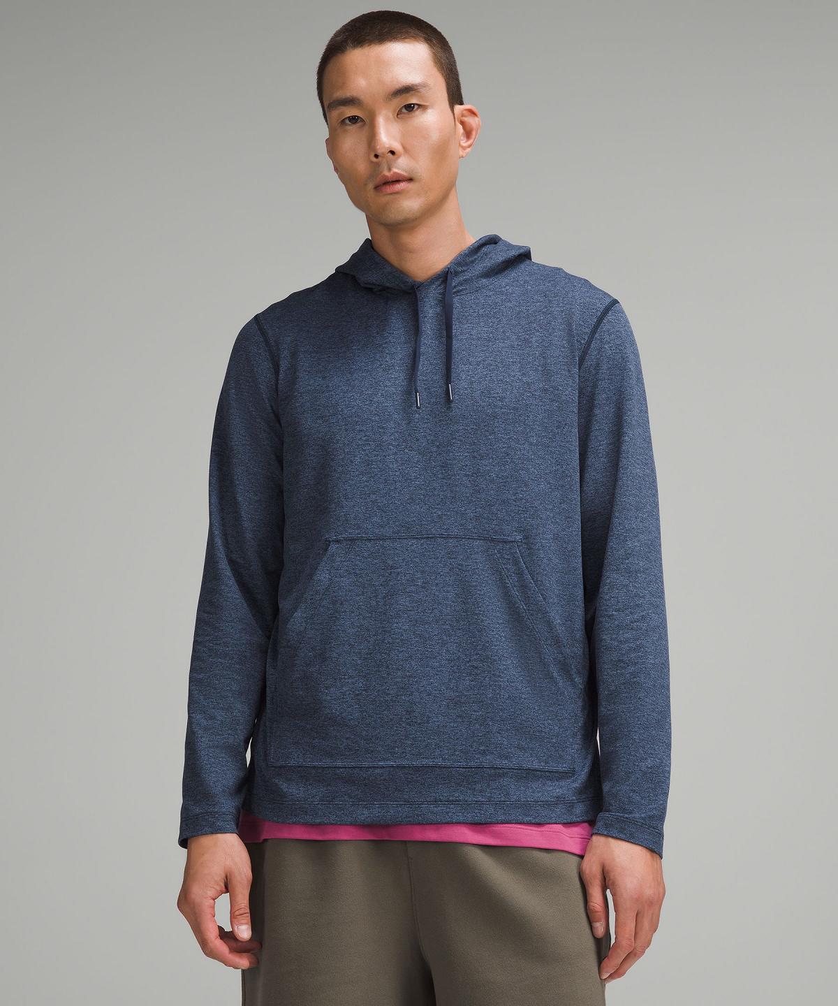 Blue / Navy Lululemon Soft Jersey Men Hoodies & Sweatshirts | NZ_LuLu29819