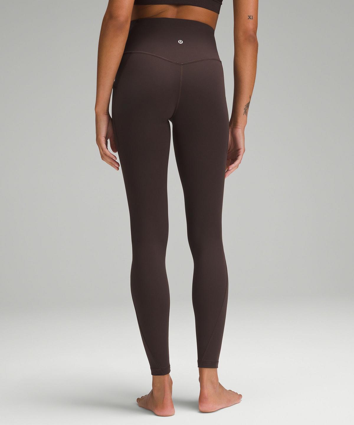 Brown Lululemon Align™ High-Rise Pant with Pockets 28" Women Leggings | NZ_LuLu44442