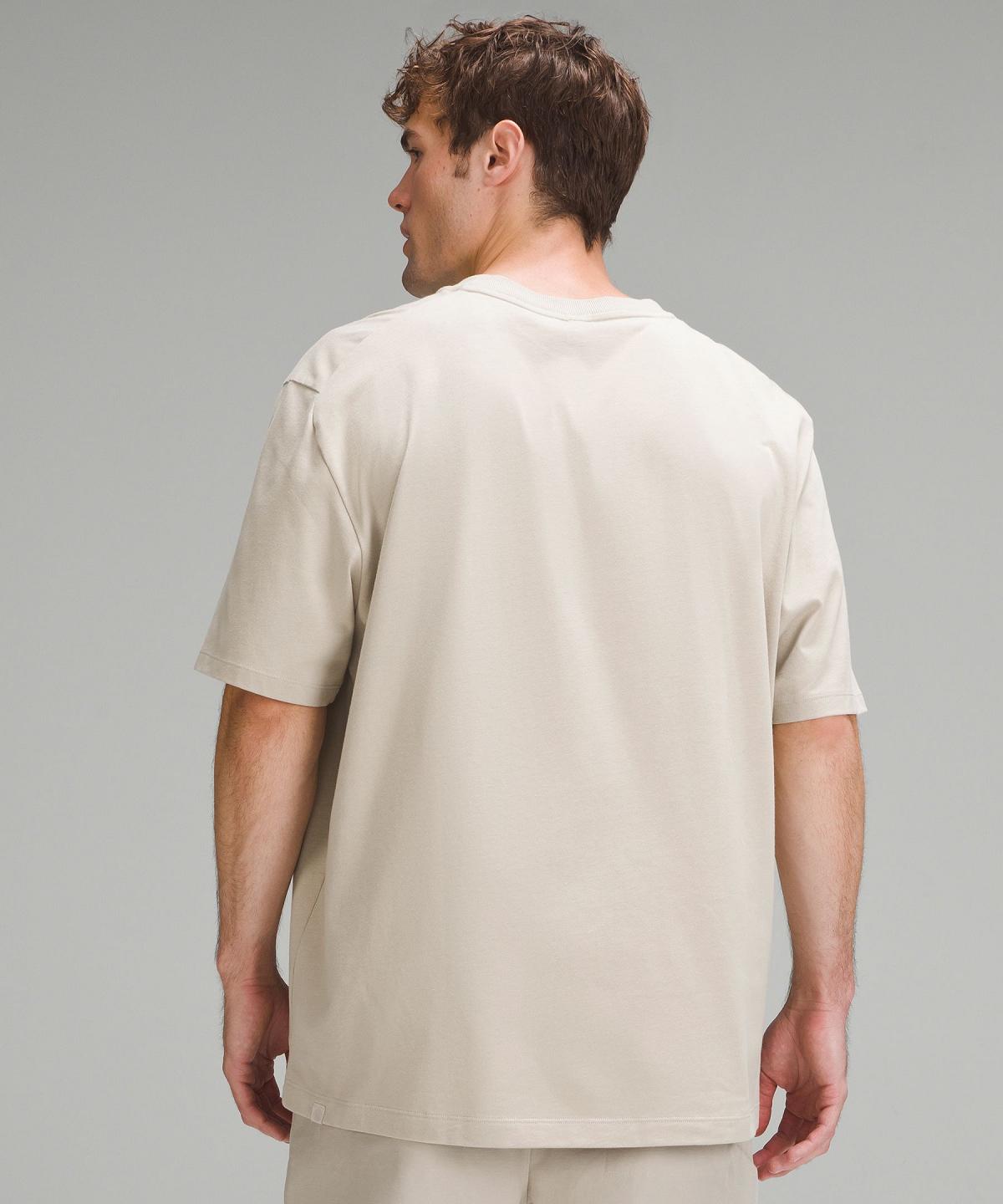 Brown Lululemon Heavyweight Cotton Jersey T-Shirt Men Shirts | NZ_LuLu48789