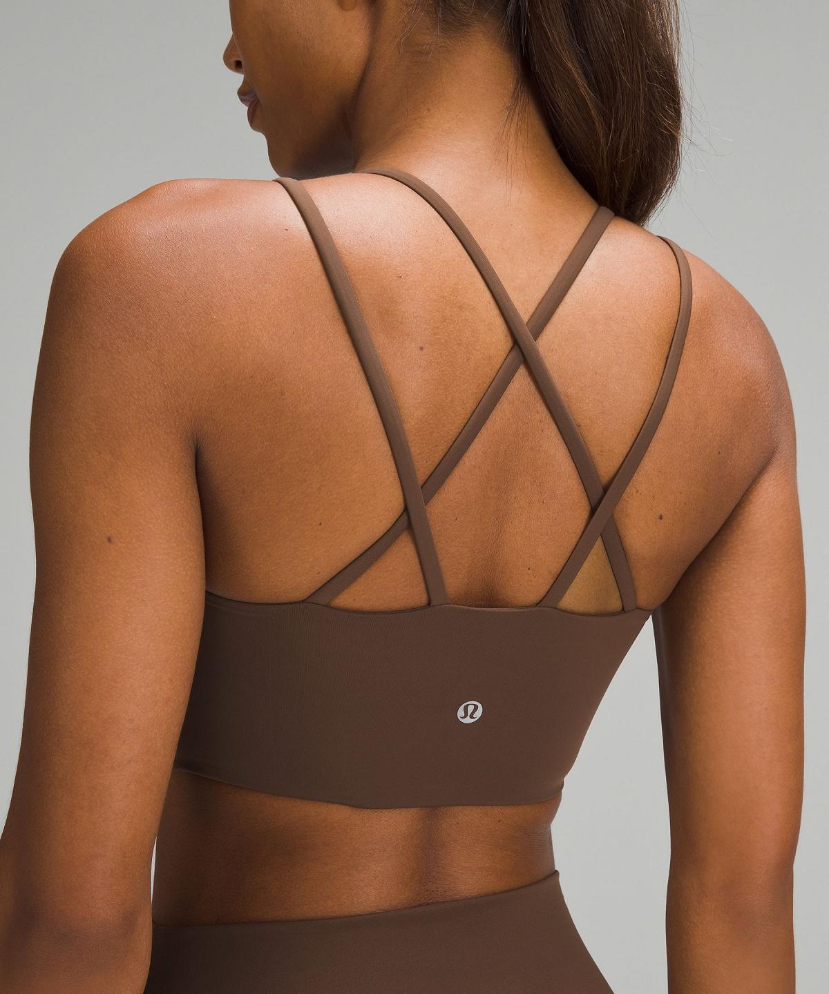 Brown Lululemon Like a Cloud Longline Women Sports Bra | NZ_LuLu16912