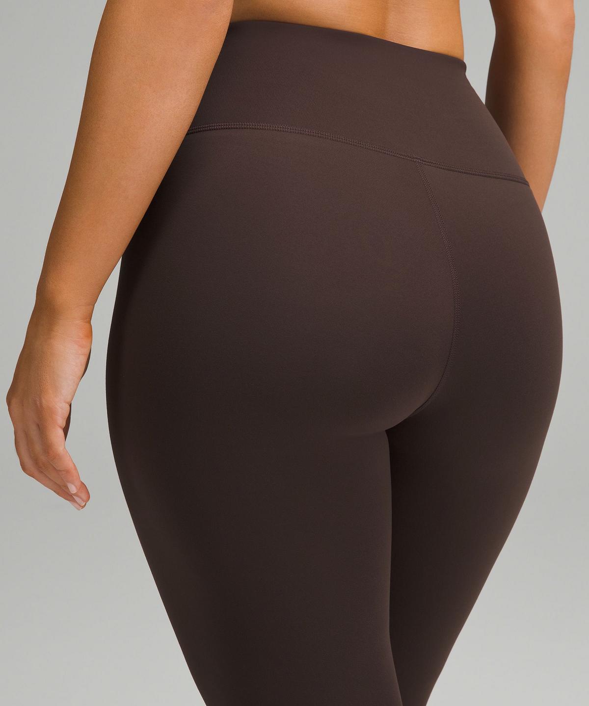 Brown Lululemon Wunder Train Contour Fit High-Rise Tight 28" Women Leggings | NZ_LuLu94740