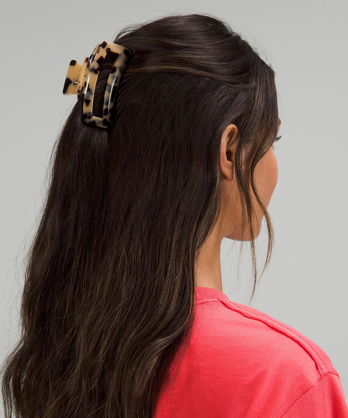 Brown / Black Lululemon Large Claw Hair Clip Women Hair Accessories | NZ_LuLu80490