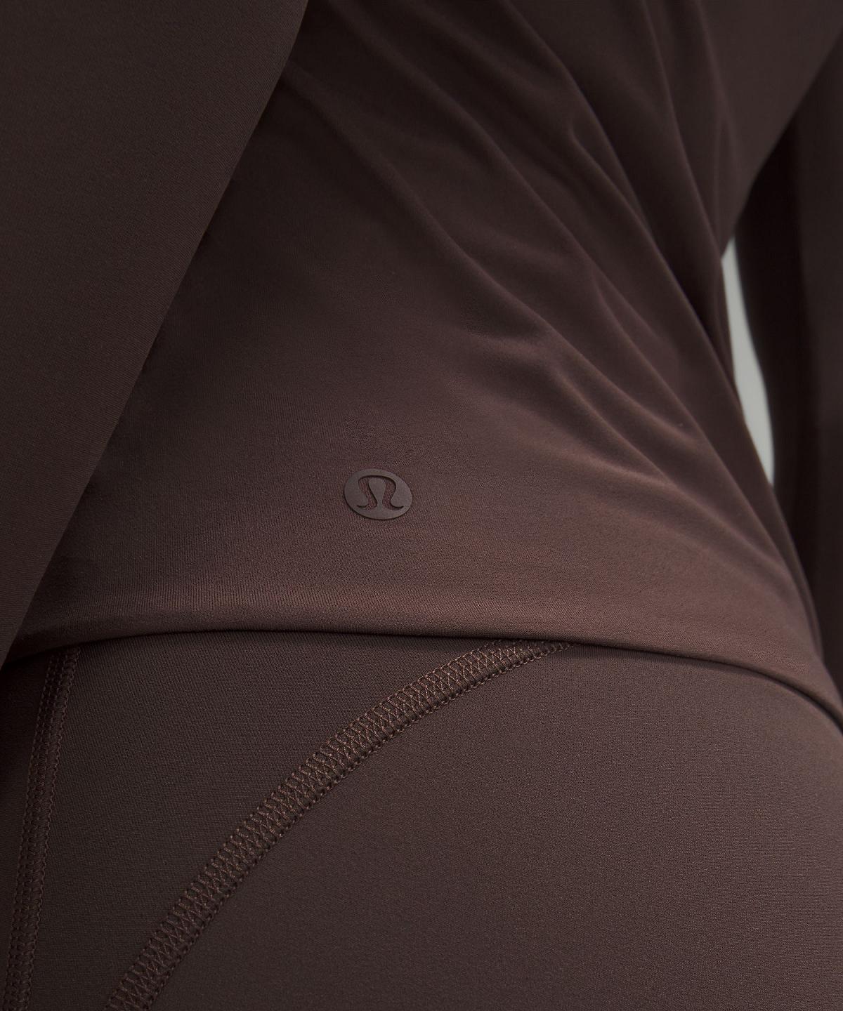 Coffee Lululemon Wundermost Ultra-Soft Nulu Long-Sleeve Turtleneck Women Long Sleeve Shirts | NZ_LuLu71063