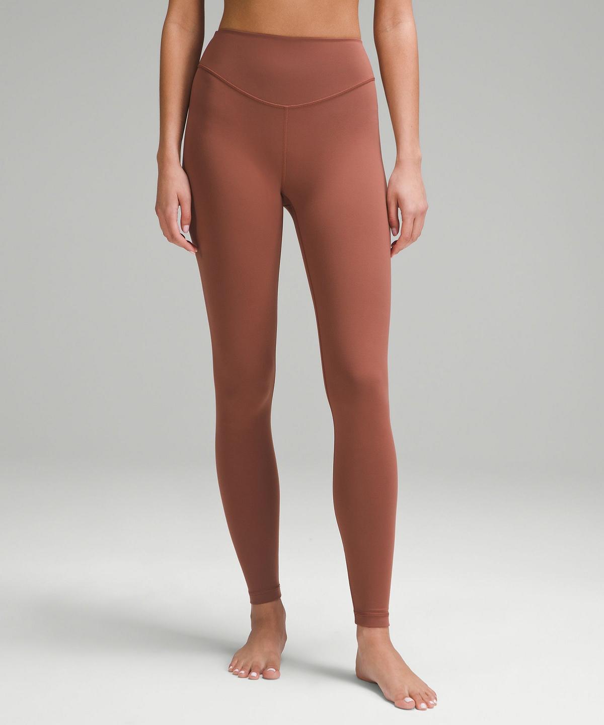 Copper Lululemon Wunder Under SmoothCover High-Rise Tight 28" Women Leggings | NZ_LuLu79811