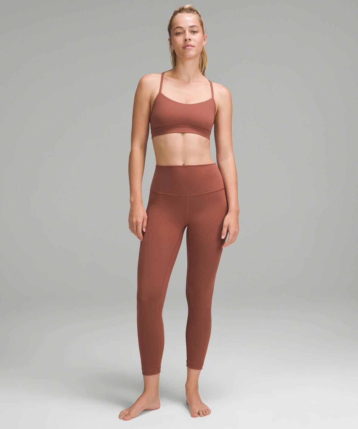 Copper Lululemon Wunder Under SmoothCover High-Rise Tight 25" Women Leggings | NZ_LuLu75168