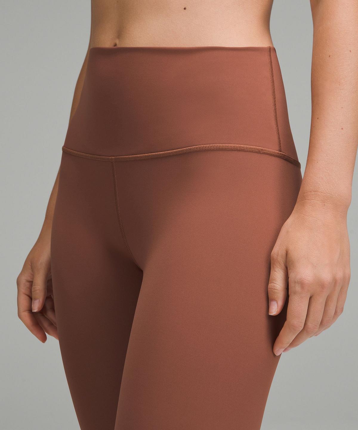 Copper Lululemon Wunder Under SmoothCover High-Rise Tight 25" Women Leggings | NZ_LuLu75168