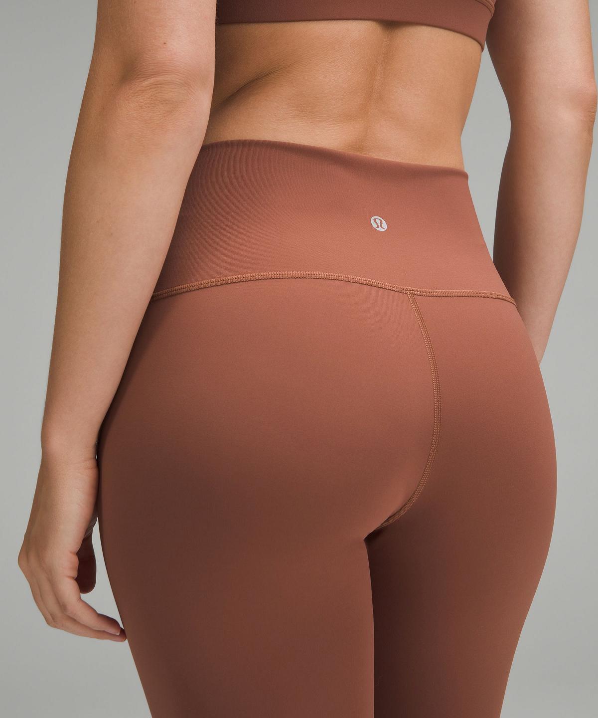 Copper Lululemon Wunder Under SmoothCover High-Rise Tight 25" Women Leggings | NZ_LuLu75168