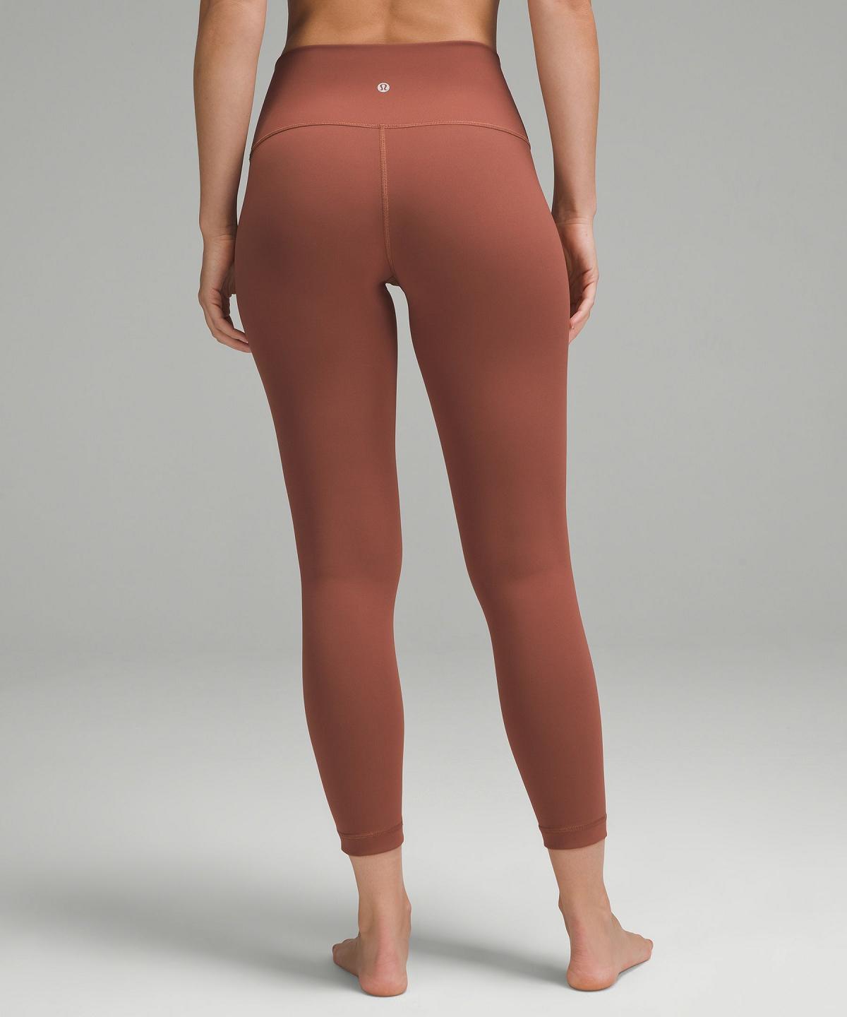 Copper Lululemon Wunder Under SmoothCover High-Rise Tight 25" Women Pants | NZ_LuLu55422