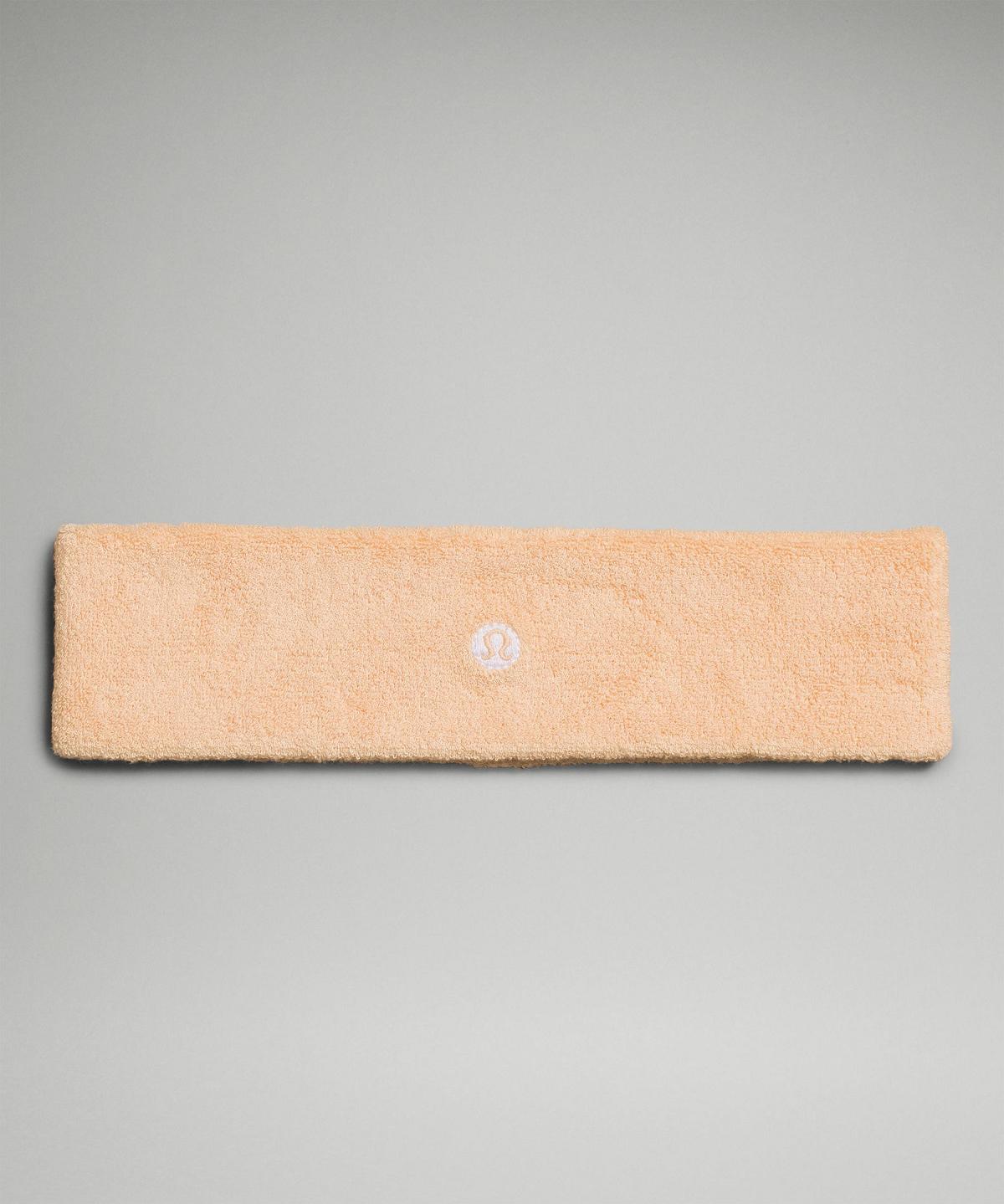 Coral Lululemon Cotton Terry Sweatband Women Hair Accessories | NZ_LuLu35399