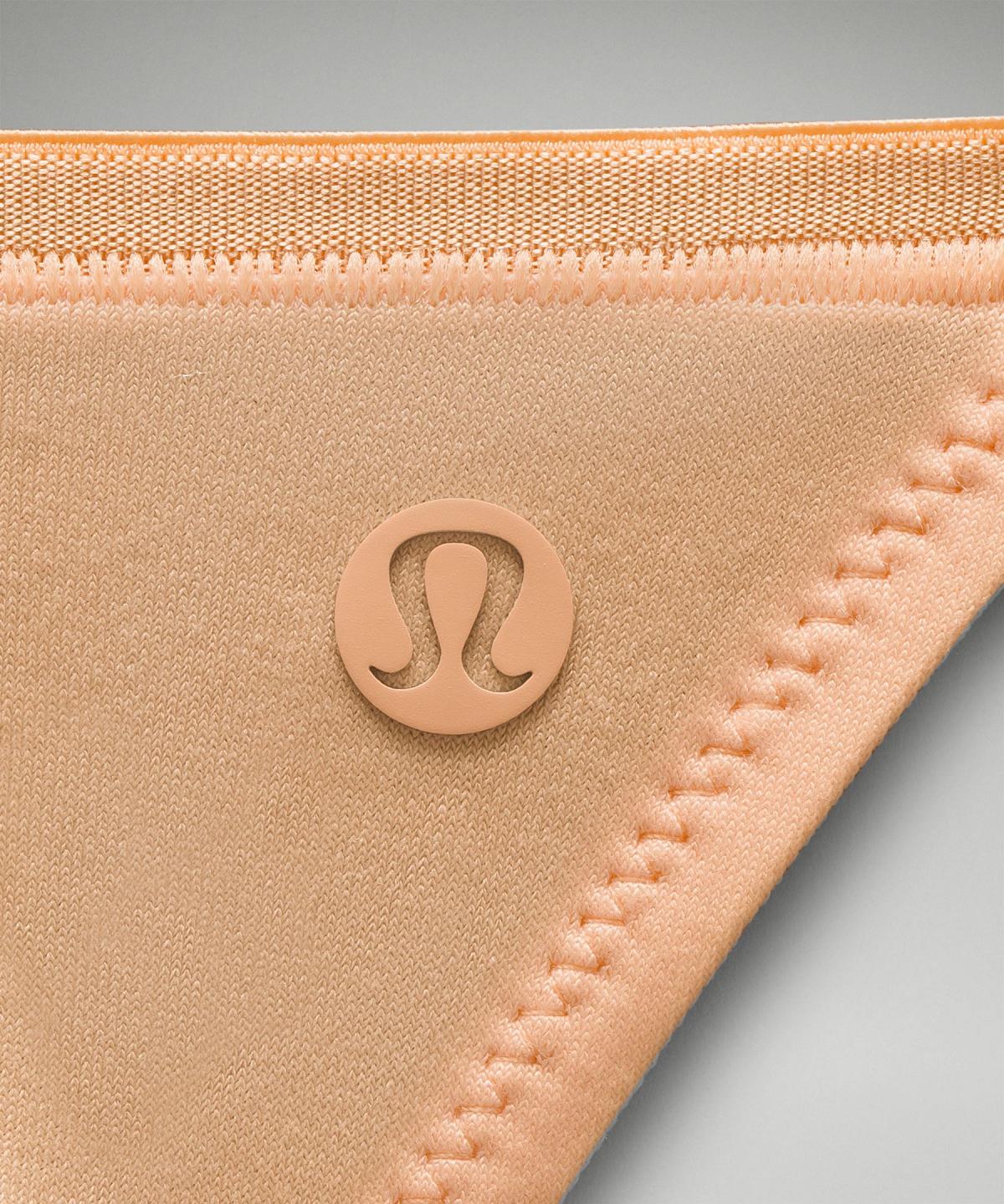 Coral Lululemon Wundermost Ultra-Soft Nulu String Low-Rise Thong Women Underwear | NZ_LuLu80532