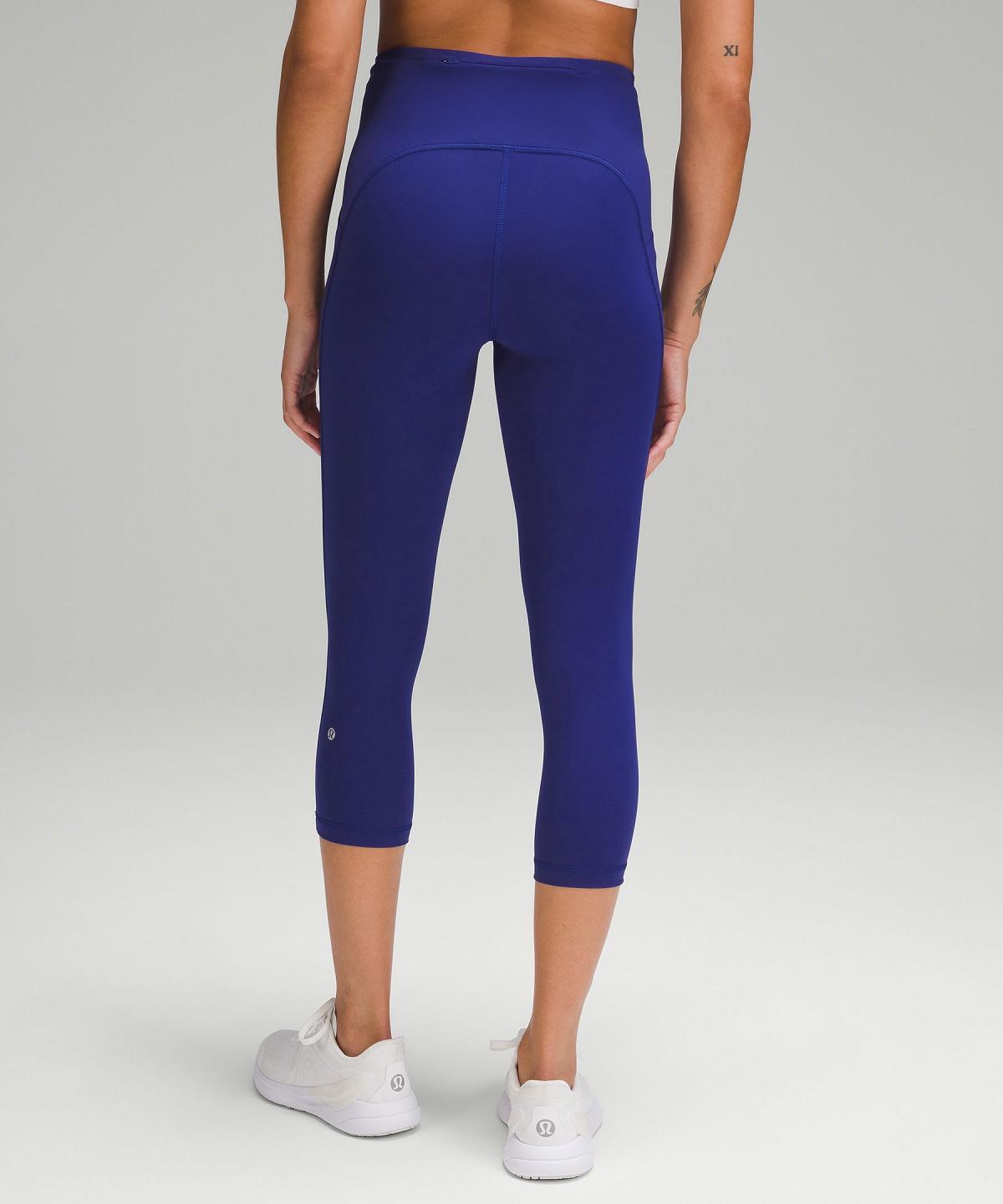 Dark Blue Lululemon Swift Speed High-Rise Crop 21" Women Leggings | NZ_LuLu10862