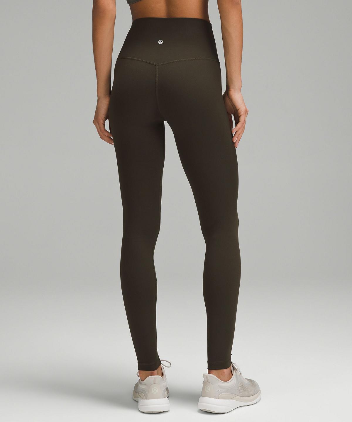 Dark Olive Lululemon Align™ High-Rise Pant 31" Women Leggings | NZ_LuLu11817