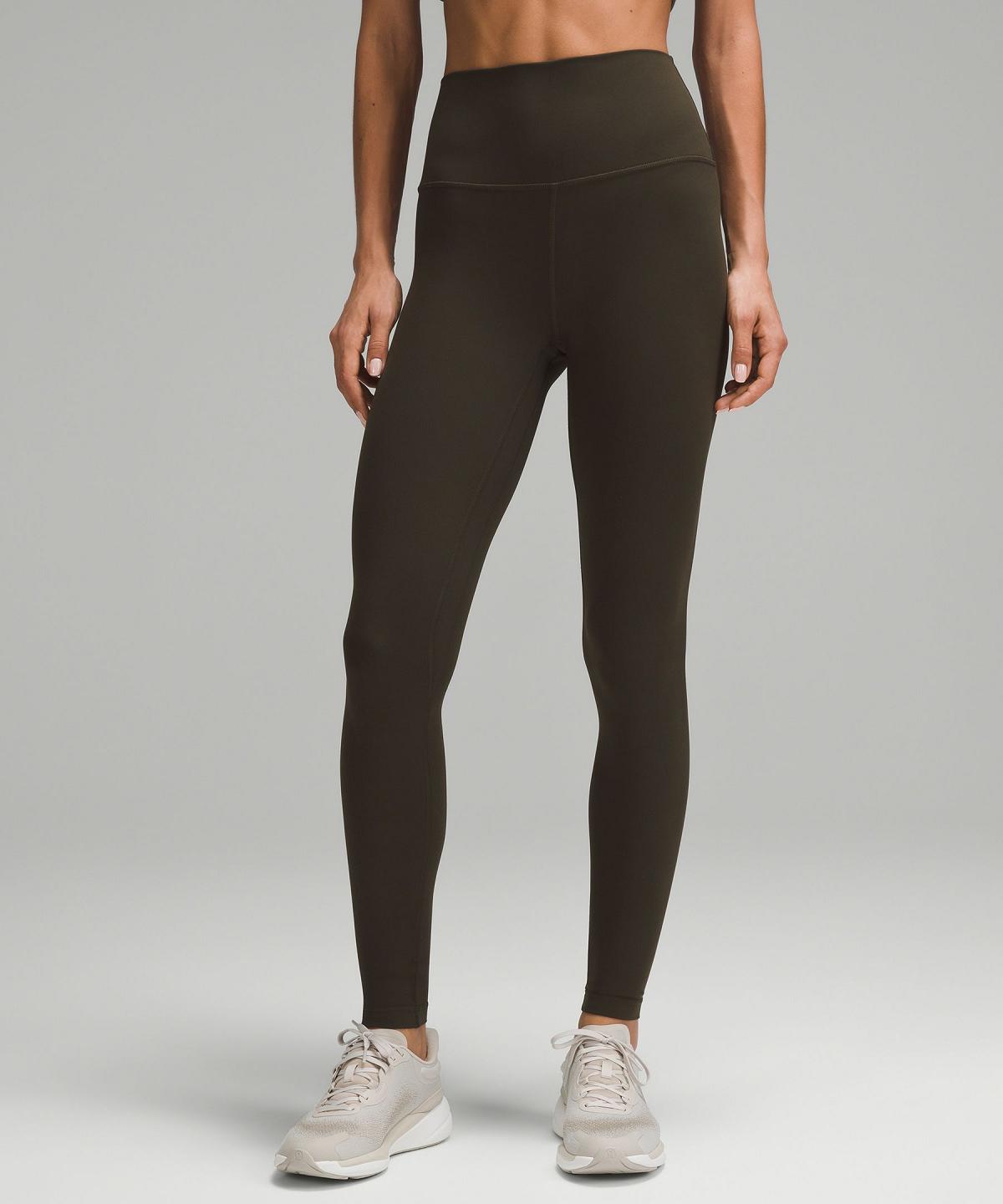 Dark Olive Lululemon Align™ High-Rise Pant 31" Women Leggings | NZ_LuLu11817