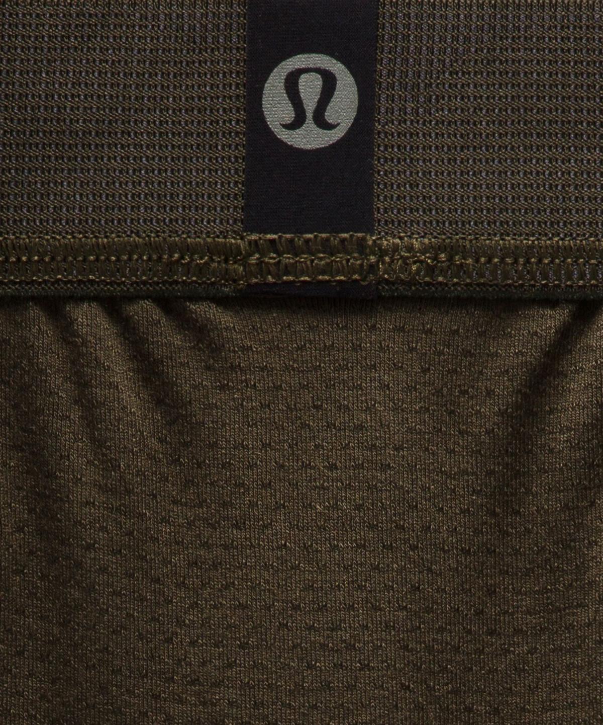 Dark Olive Lululemon Always In Motion Mesh Boxer 5" Men Underwear | NZ_LuLu59306