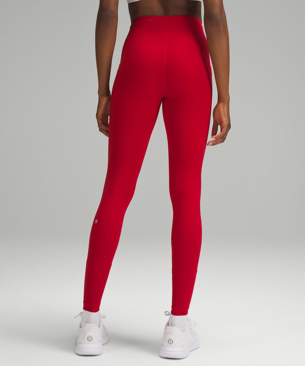 Dark Red Lululemon Swift Speed High-Rise Tight 28" Women Leggings | NZ_LuLu56350