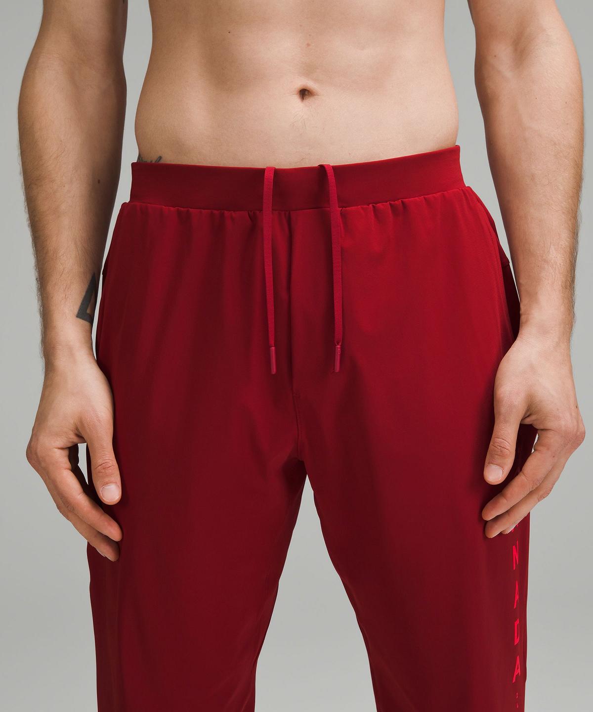 Dark Red Lululemon Team Canada Surge Men Joggers | NZ_LuLu90302