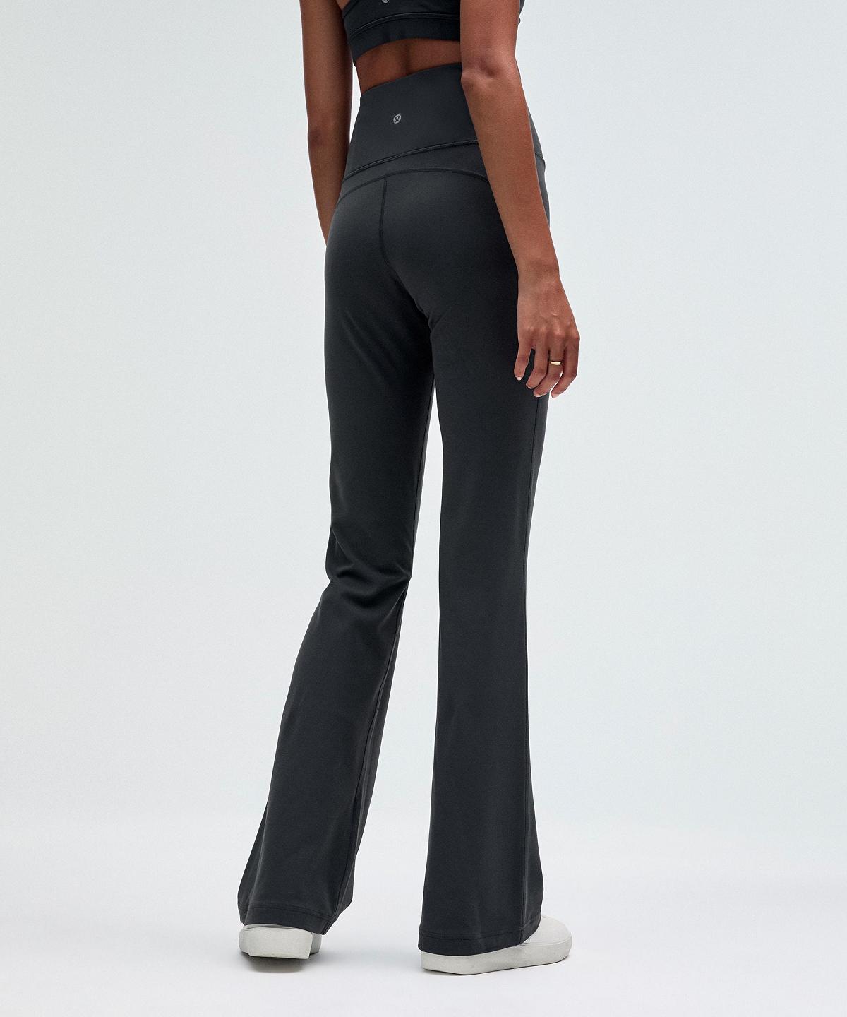 Deep Grey Lululemon Groove Nulu Super-High-Rise Flared Pant Women Leggings | NZ_LuLu61909