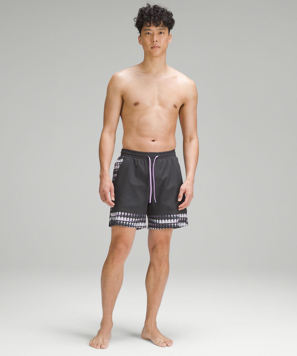 Deep Grey Lululemon Pool Short 7" Men Swim Trunks | NZ_LuLu53983