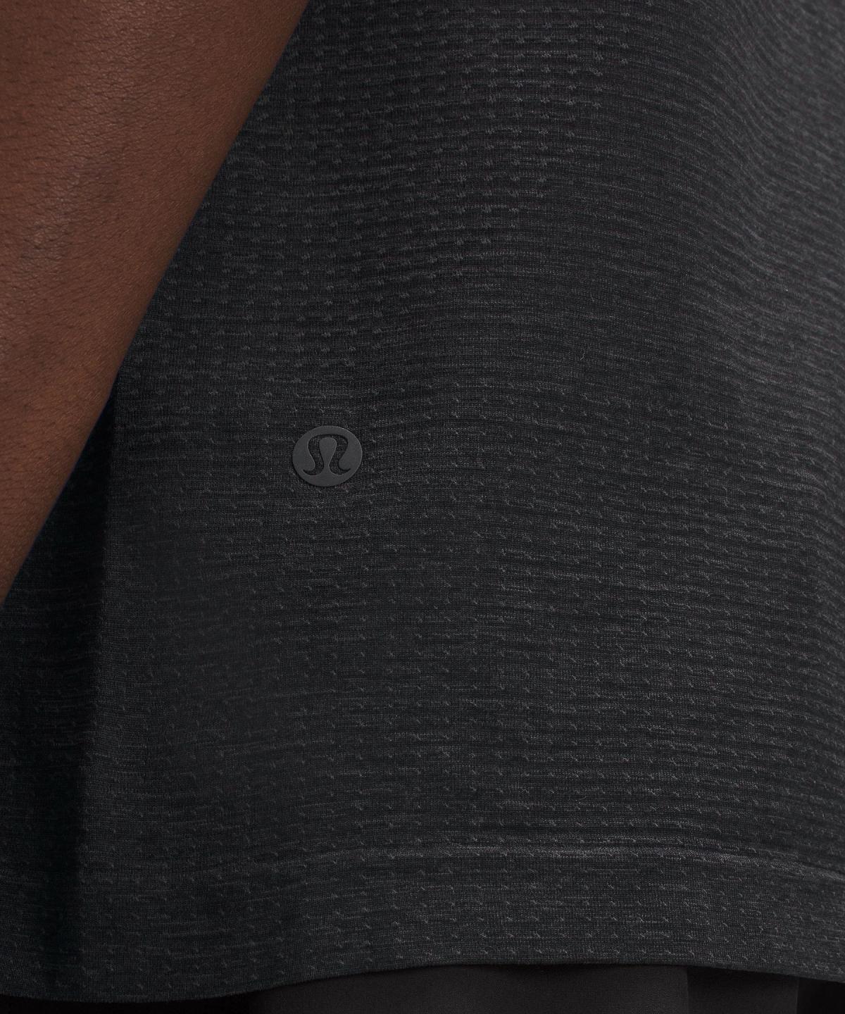 Deep Grey / Black Lululemon Metal Vent Tech Sleeveless Men Shirts | NZ_LuLu55888