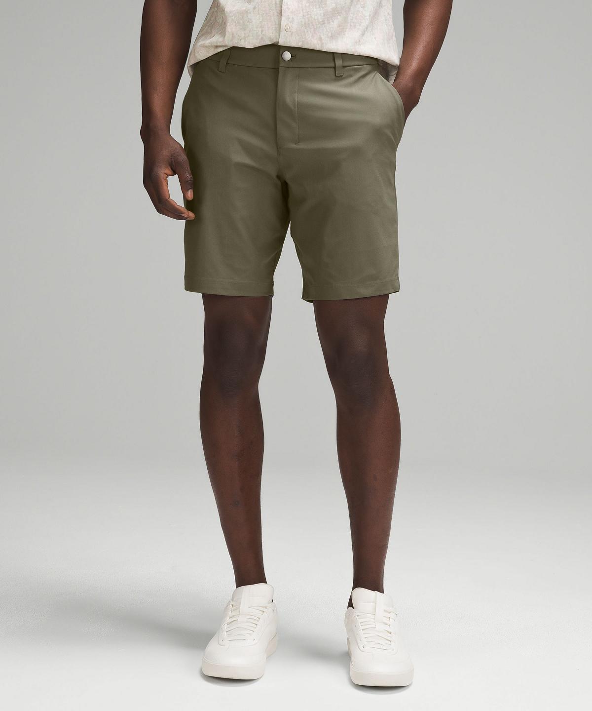 Green Lululemon ABC Classic-Fit 9" Men Shorts | NZ_LuLu53485