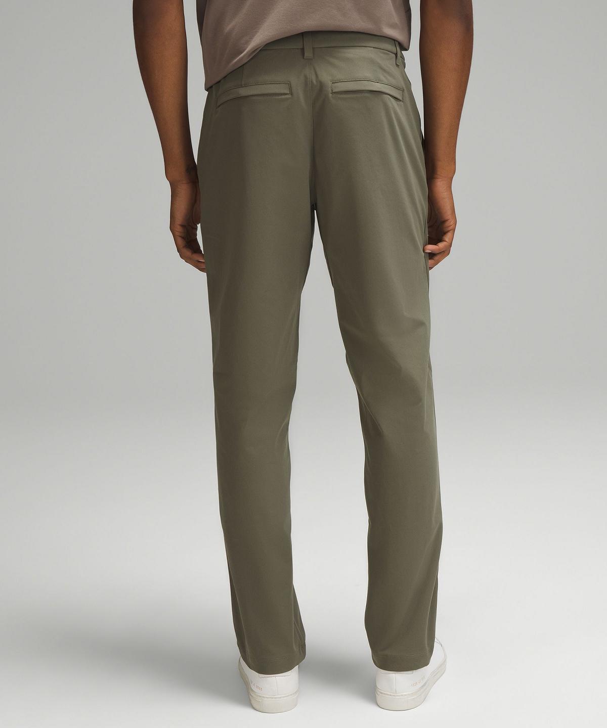 Green Lululemon ABC Relaxed-Fit 34"L Men Trousers | NZ_LuLu81729