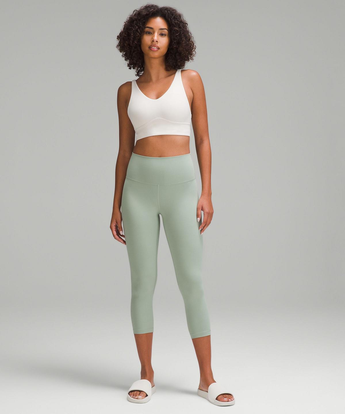 Green Lululemon Align™ High-Rise Crop 21" Women Leggings | NZ_LuLu20890