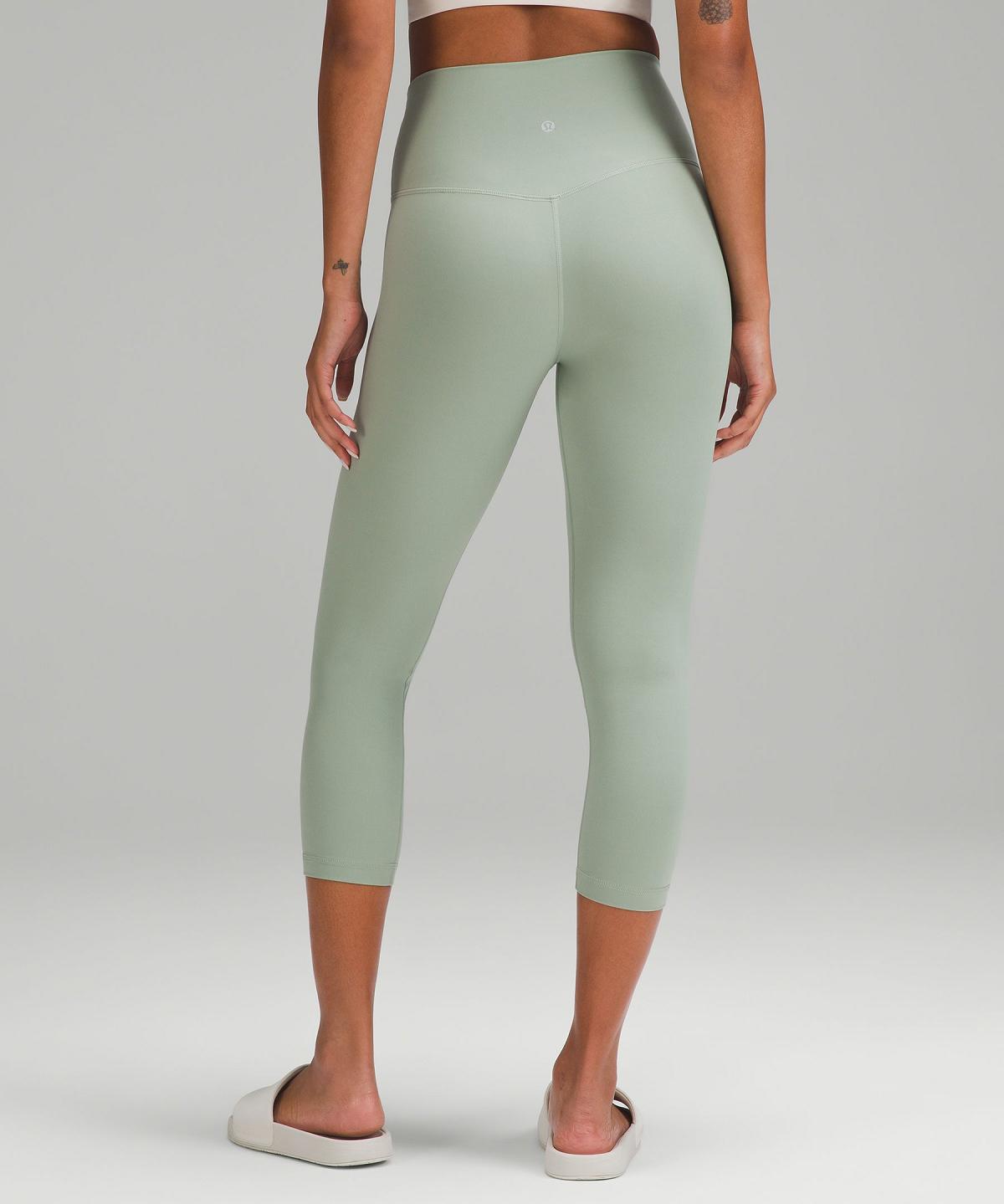 Green Lululemon Align™ High-Rise Crop 21" Women Leggings | NZ_LuLu20890