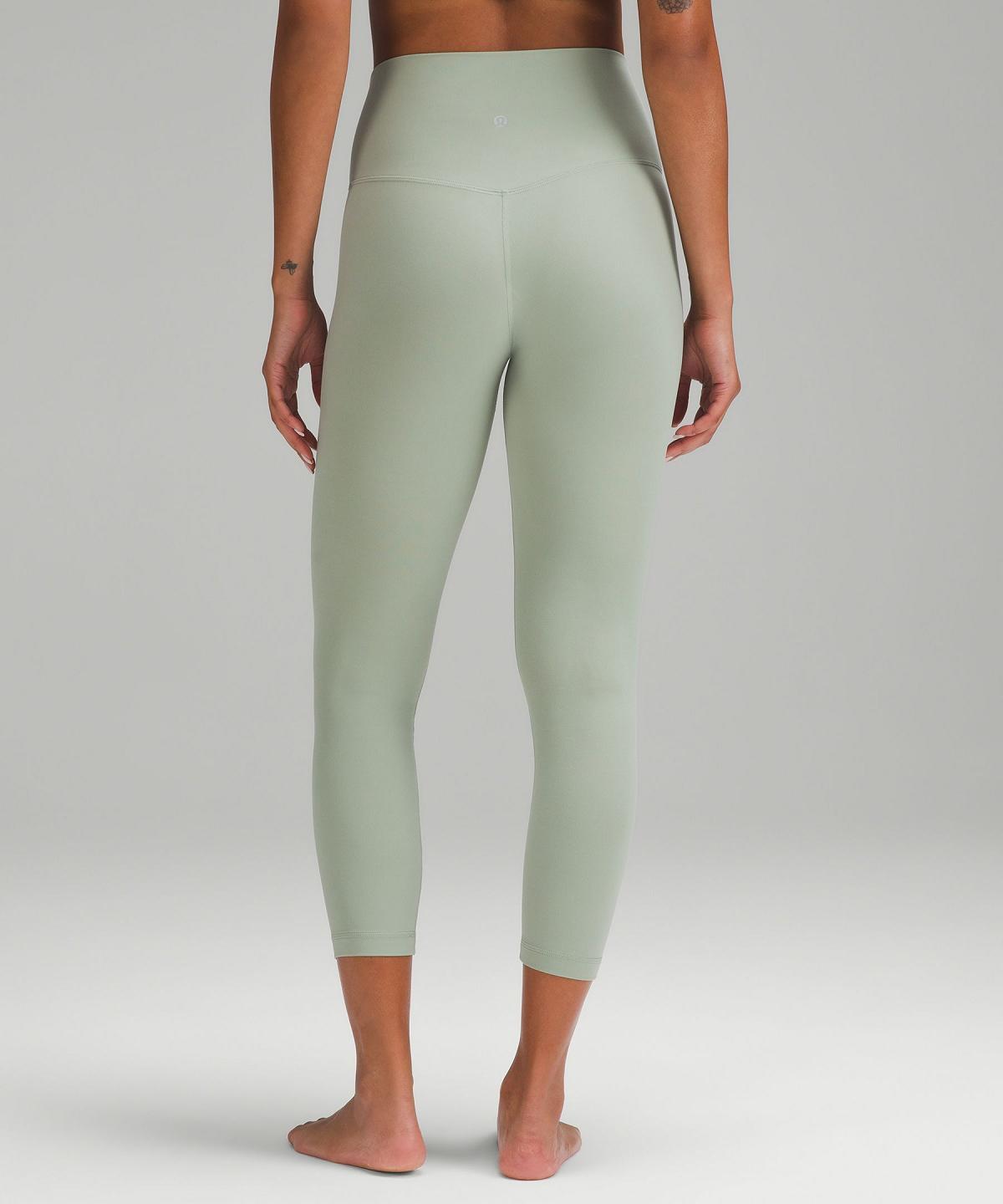 Green Lululemon Align™ High-Rise Crop 23" Women Pants | NZ_LuLu39327