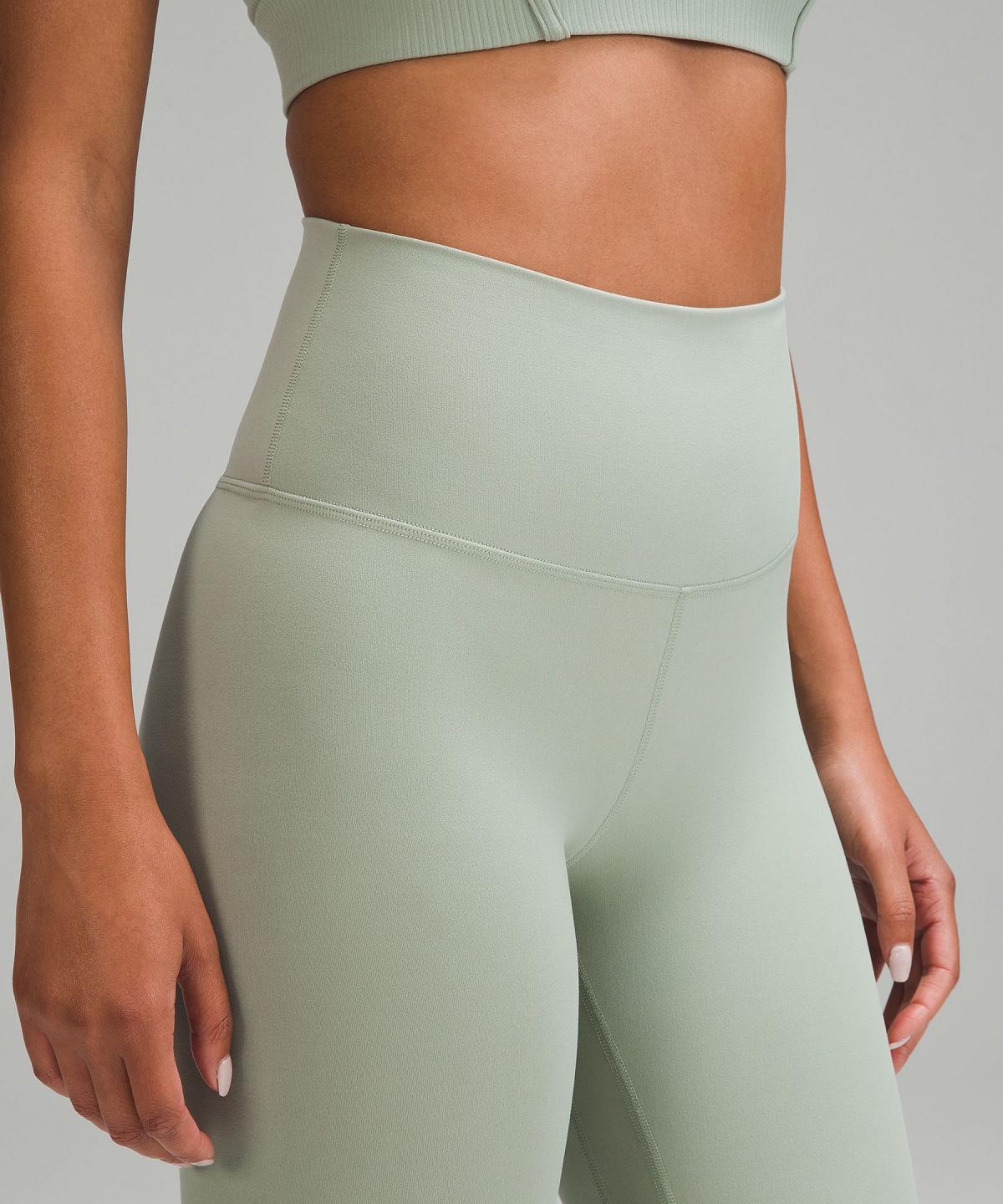 Green Lululemon Align™ High-Rise Crop 23" Women Pants | NZ_LuLu39327