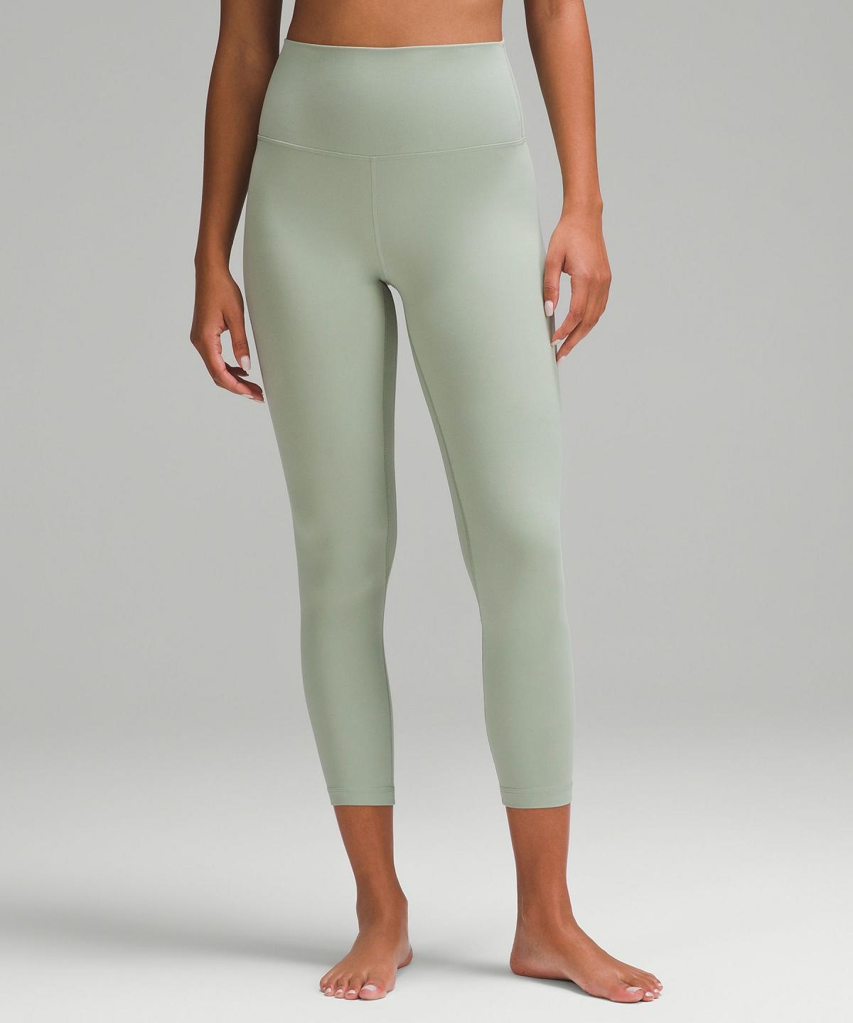 Green Lululemon Align™ High-Rise Crop 23" Women Pants | NZ_LuLu39327