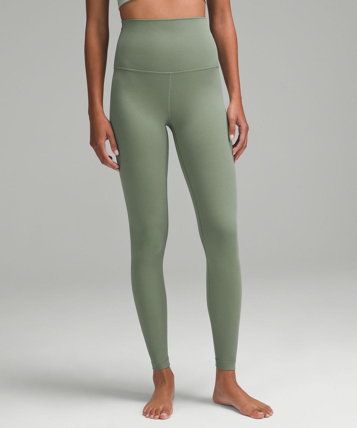 Green Lululemon Align™ Super-High-Rise Pant 28" Women Leggings | NZ_LuLu57211