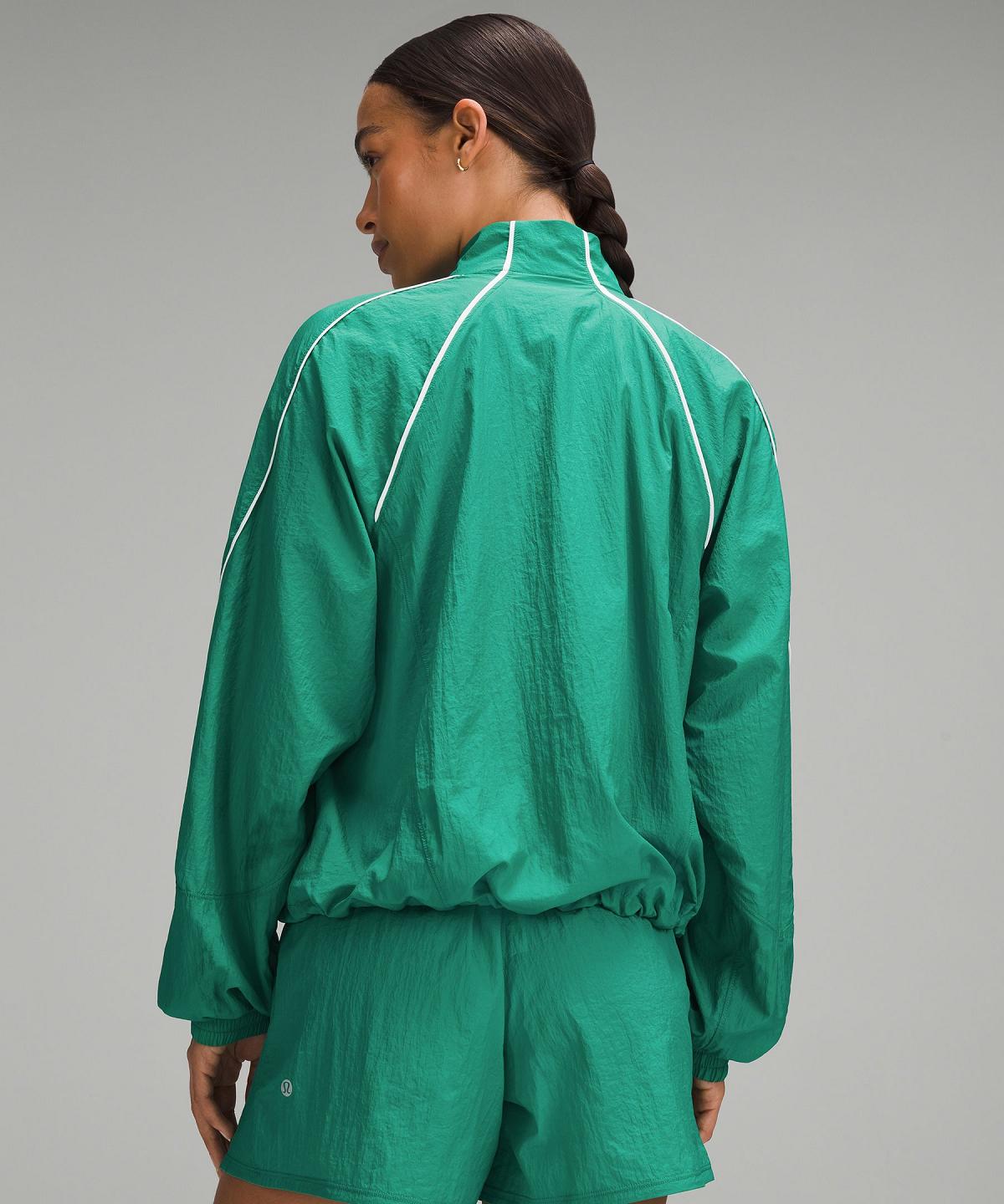 Green Lululemon License to Train Lightweight Women Coats & Jackets | NZ_LuLu54751