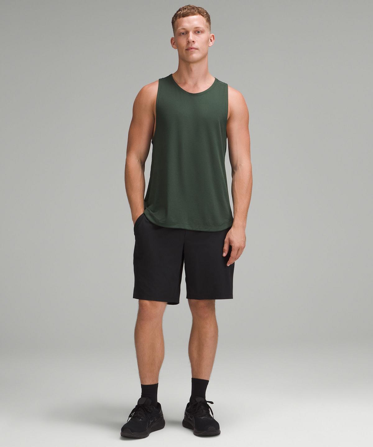 Green Lululemon License to Train Men Tank Top | NZ_LuLu87359