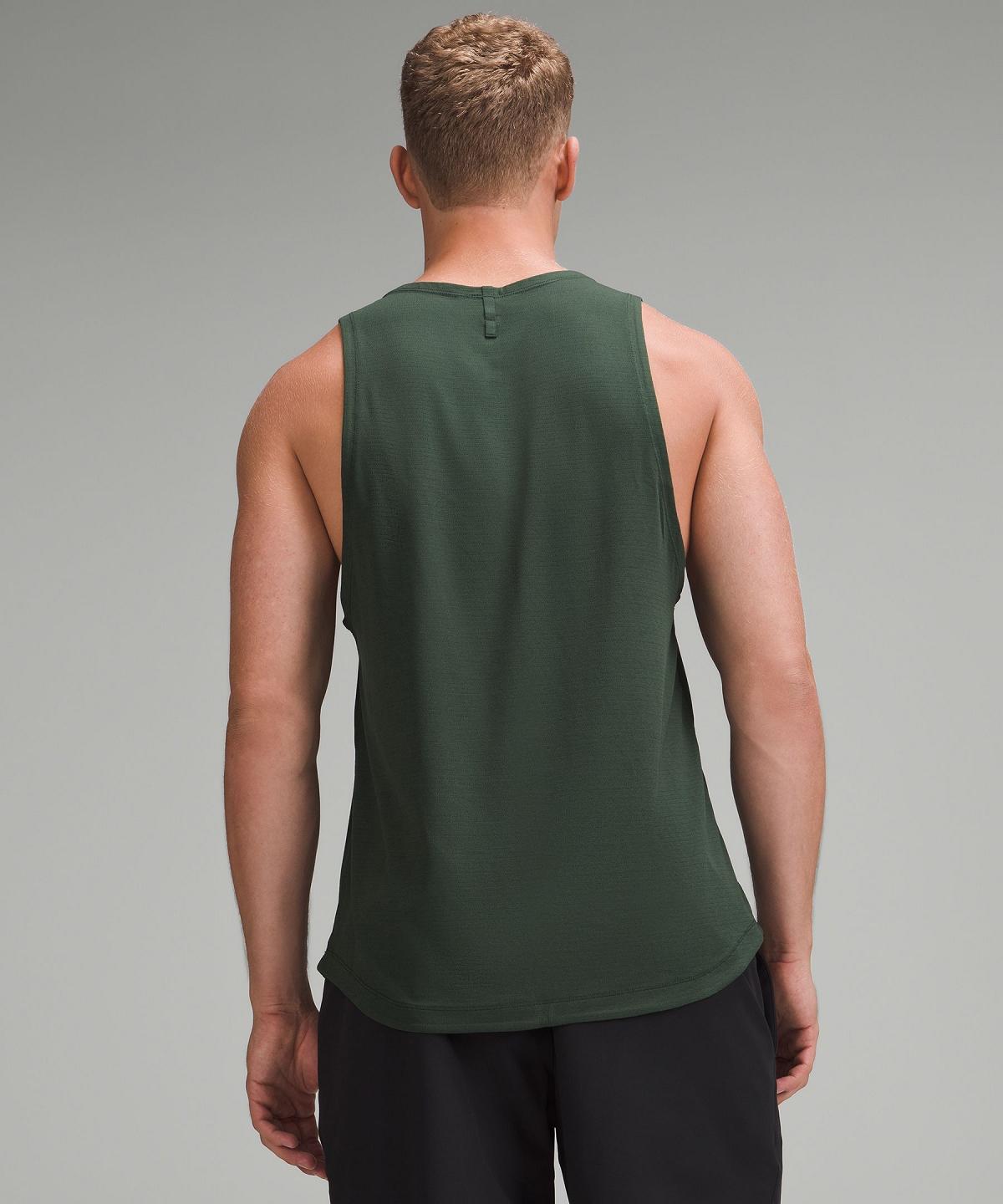 Green Lululemon License to Train Men Tank Top | NZ_LuLu87359