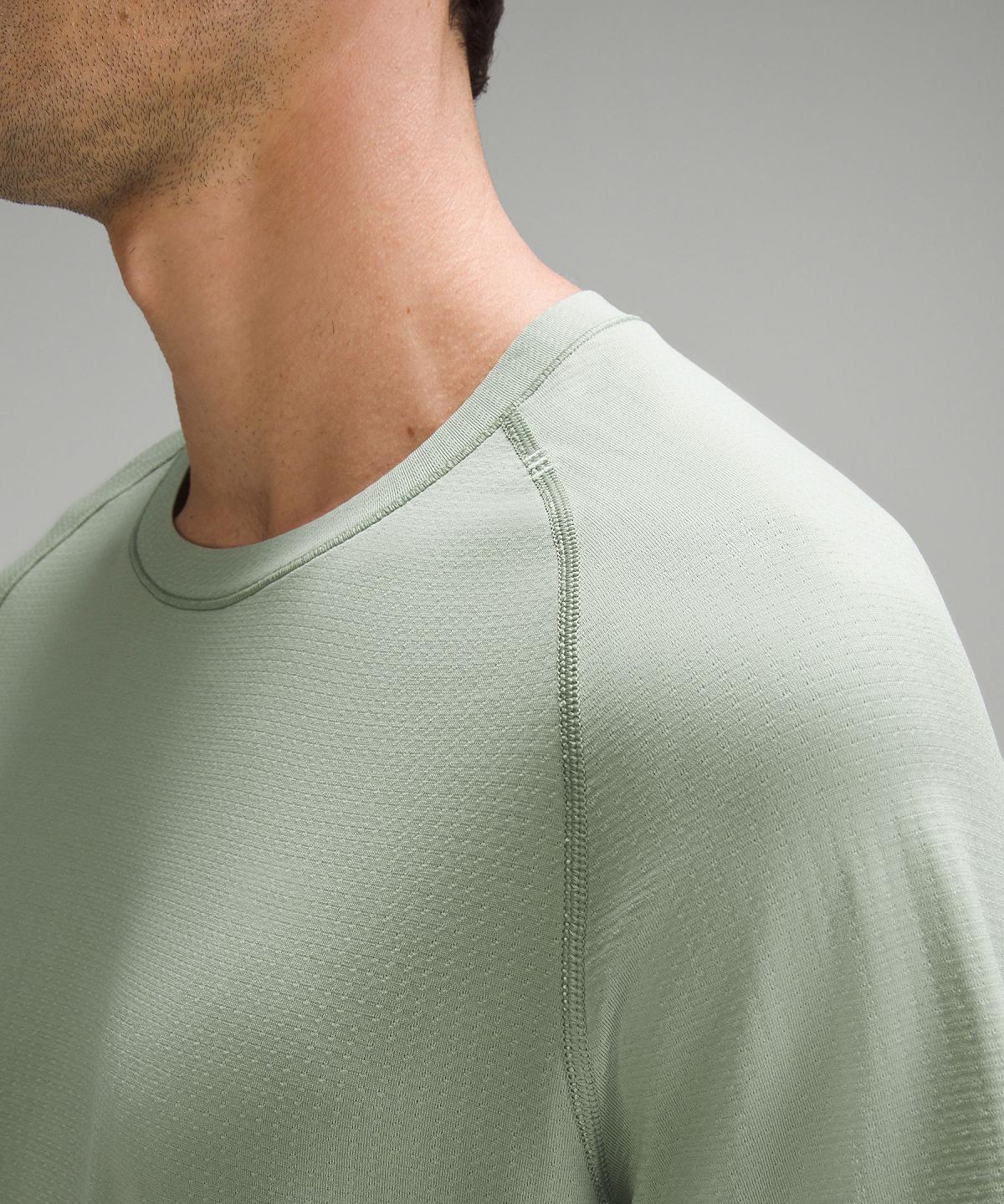 Green Lululemon Metal Vent Tech Short-Sleeve Men Shirts | NZ_LuLu89759