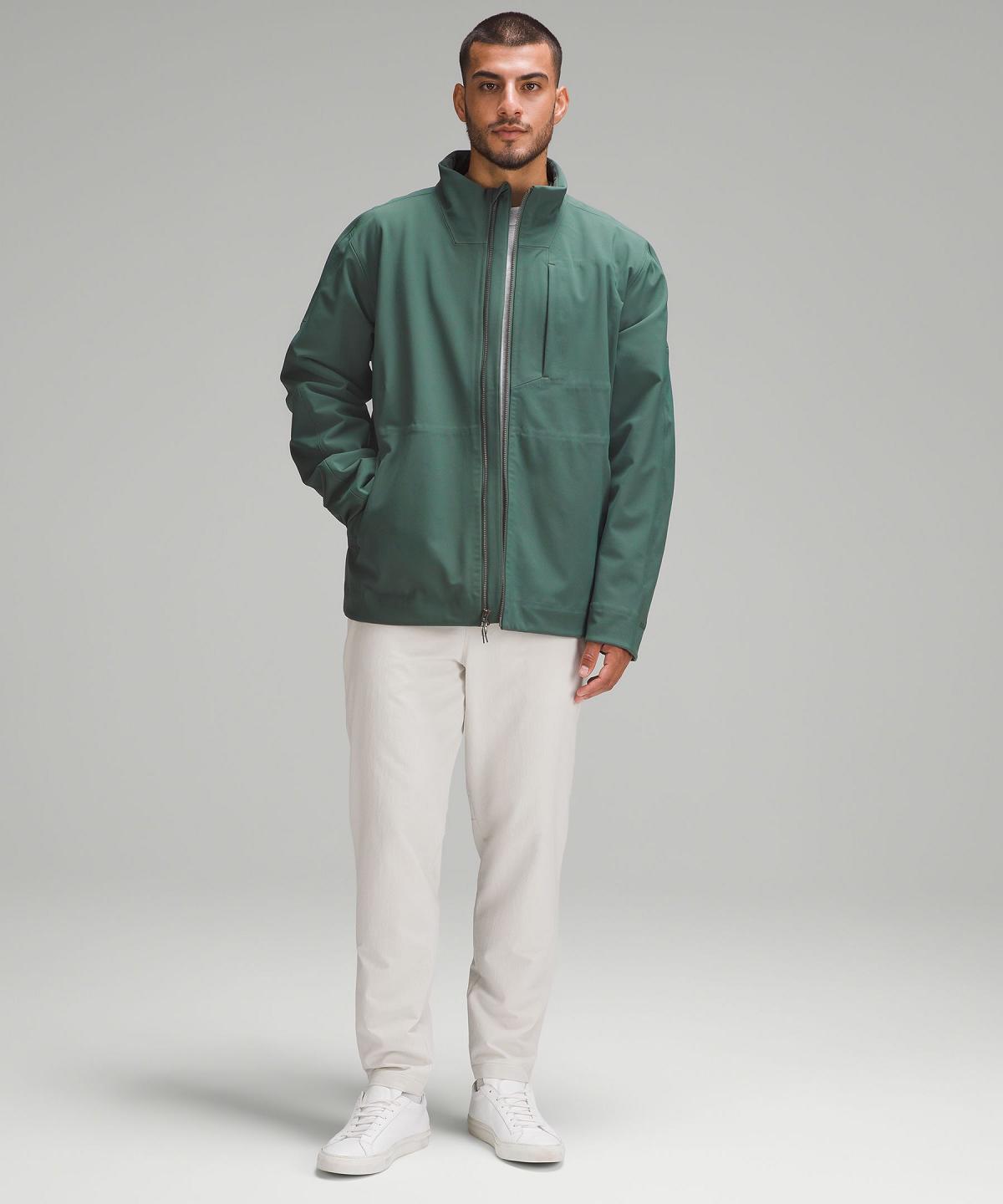 Green Lululemon RepelShell Relaxed-Fit Men Coats & Jackets | NZ_LuLu42625