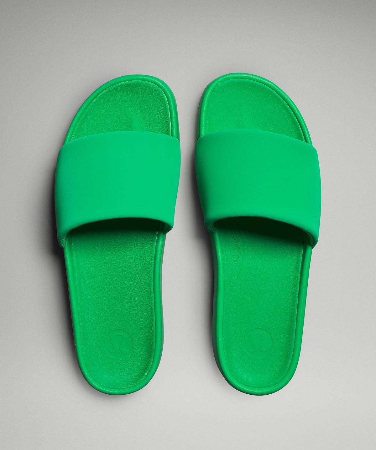 Green Lululemon Restfeel Slide Men Shoes | NZ_LuLu37643